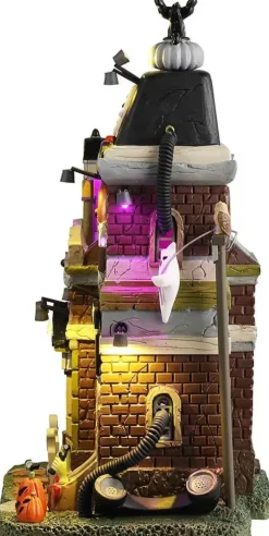 Lemax broken bell telephone co. verlicht huisje Spooky Town 2024