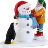 Lemax building a snowman kerstdorp figuur type 3 Santa's Wonderland 2022