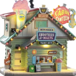 Lemax cabin canteen verlicht kersthuisje Vail Village 2019