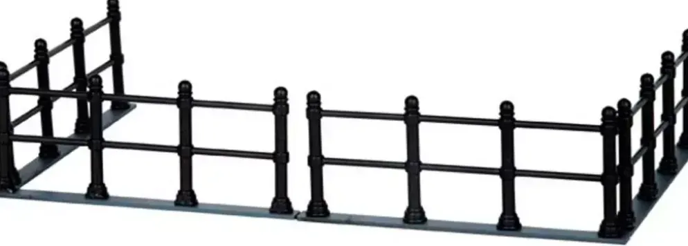 Lemax canal fence s/4 kerstdorp accessoire Caddington Village 2014