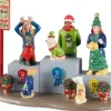 Lemax canine holiday sweater contest kerstdorp tafereel Caddington Village 2021
