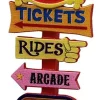 Lemax carnival welcome sign kerstdorp accessoire Carnival 2025
