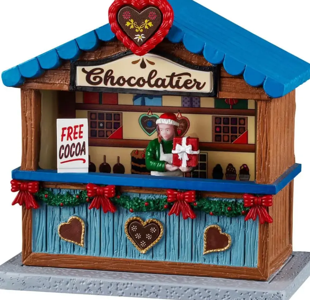 Lemax chocolatier kersthuisje Caddington Village 2026