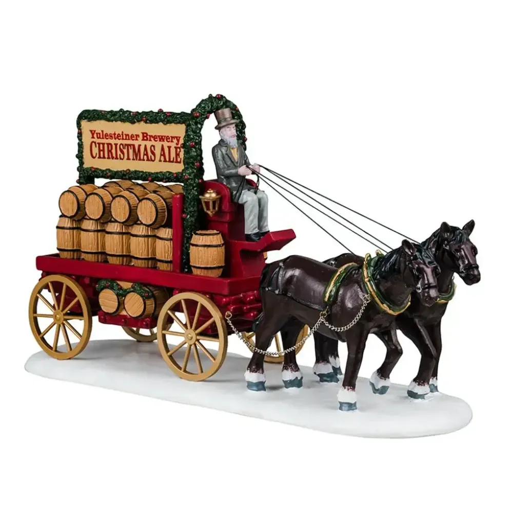 Lemax christmas ale delivery kerstdorp tafereel Caddington Village 2024