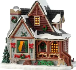 Lemax christmas cabin verlicht kersthuisje Vail Village 2023