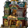 Lemax christmas cheer bottling company bewegend kersthuisje Caddington Village 2022