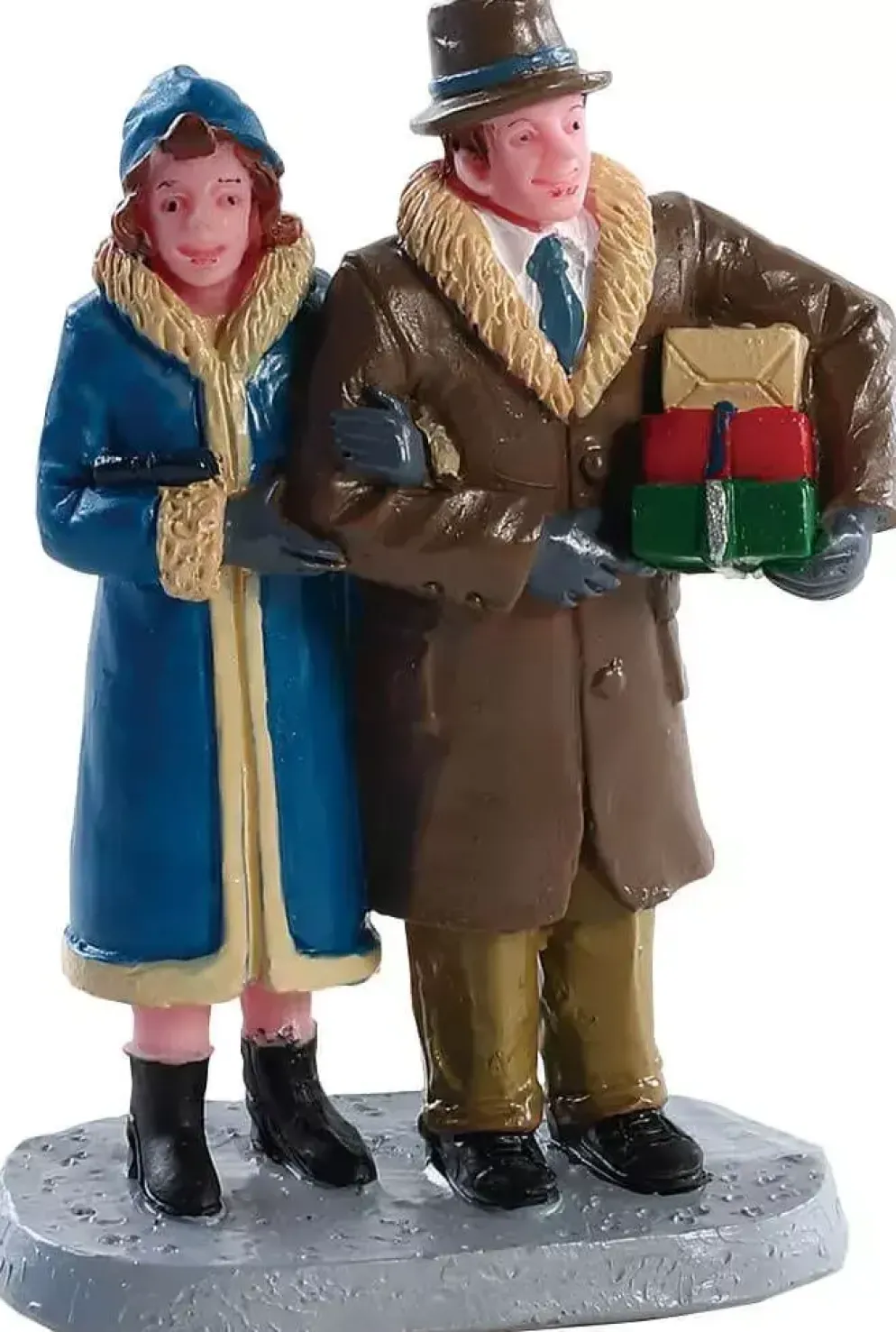 Lemax christmas couple kerstdorp figuur type 2 Caddington Village 2018
