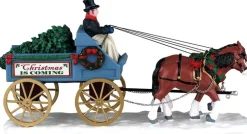 Lemax christmas is coming kerstdorp tafereel Caddington Village 2026