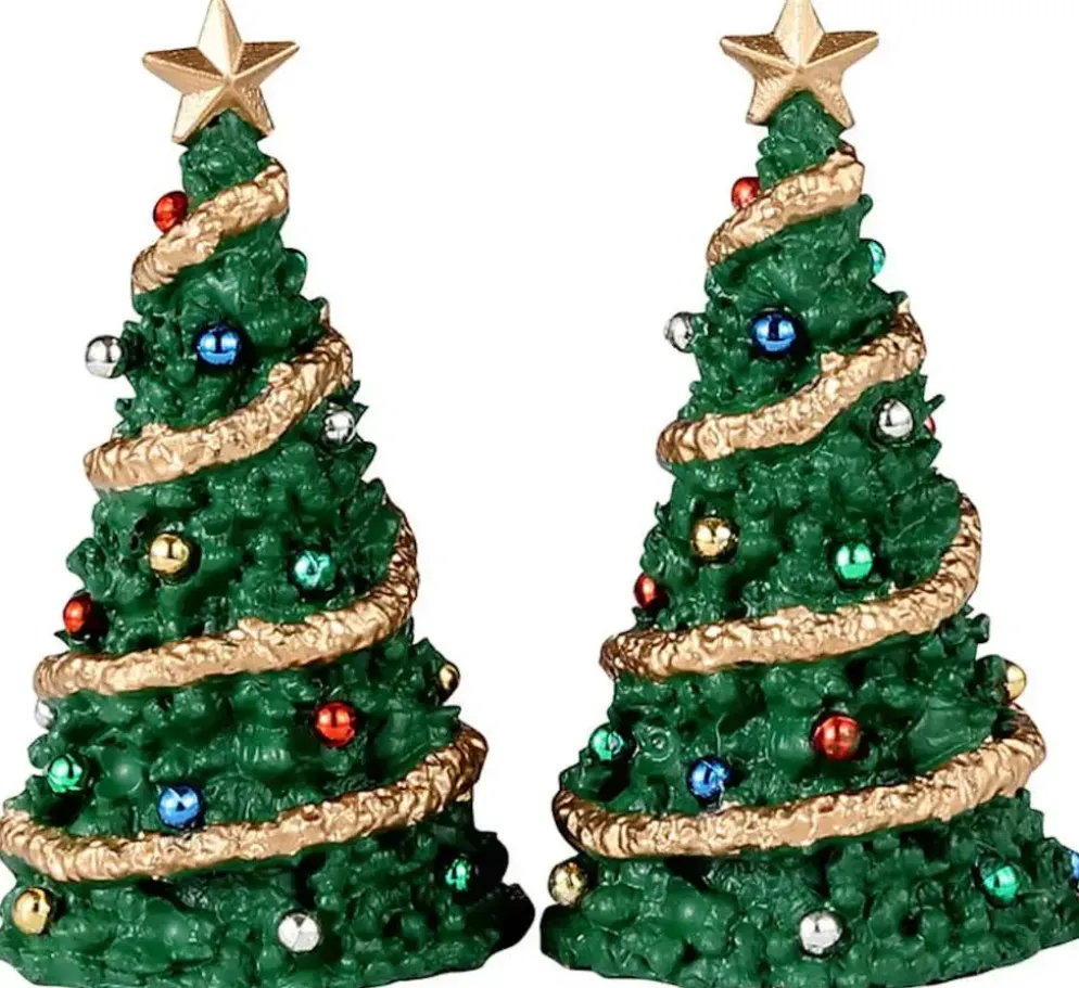 Lemax classic christmas tree, set of 2 kerstdorp accessoire 2023