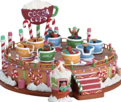 Lemax cocoa cups s/2 bewegende kermisattractie Sugar 'N' Spice 2017