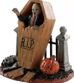 Lemax coffin break halloween figuur Spooky Town 2018