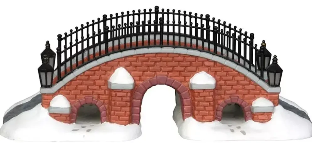 Lemax cold creek bridge kerstdorp tafereel 2012