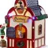 Lemax comet's den verlicht kerstdorp tafereel Santa's Wonderland 2025