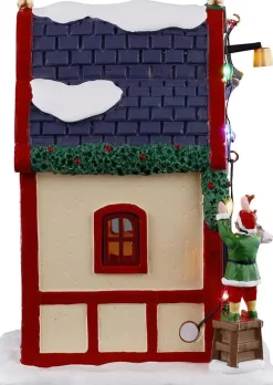 Lemax comet's den verlicht kerstdorp tafereel Santa's Wonderland 2025