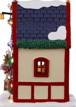 Lemax comet's den verlicht kerstdorp tafereel Santa's Wonderland 2025