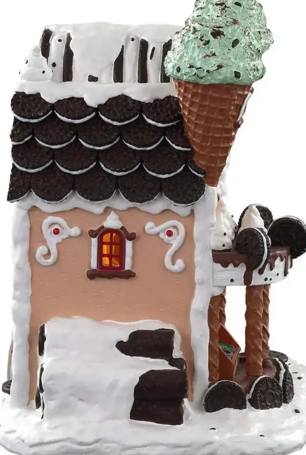 Lemax cookies 'n cream creamery verlicht kersthuisje Sugar 'N' Spice 2021