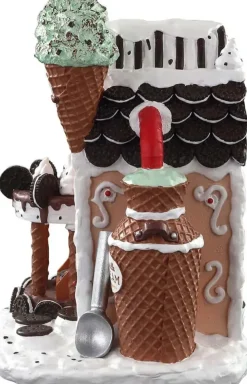 Lemax cookies 'n cream creamery verlicht kersthuisje Sugar 'N' Spice 2021