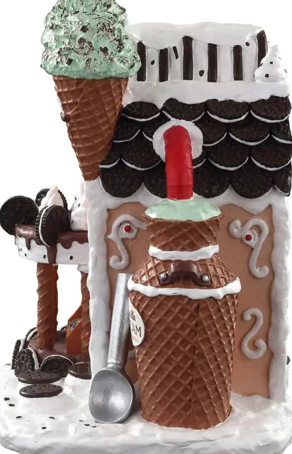 Lemax cookies 'n cream creamery verlicht kersthuisje Sugar 'N' Spice 2021