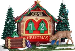Lemax countdown 'til christmas kerstdorp tafereel 2022