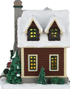 Lemax cozy forest cabin verlicht kersthuisje Vail Village 2026