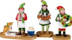 Lemax crafty elves s/3 kerstdorp figuur type 5 Santa's Wonderland 2022