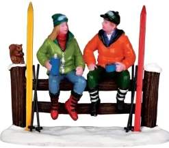 Lemax cross-country coffee break kerstdorp figuur type 4 Vail Village 2013