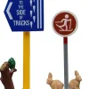 Lemax cross country ski sign kerstdorp accessoire Vail Village 2025