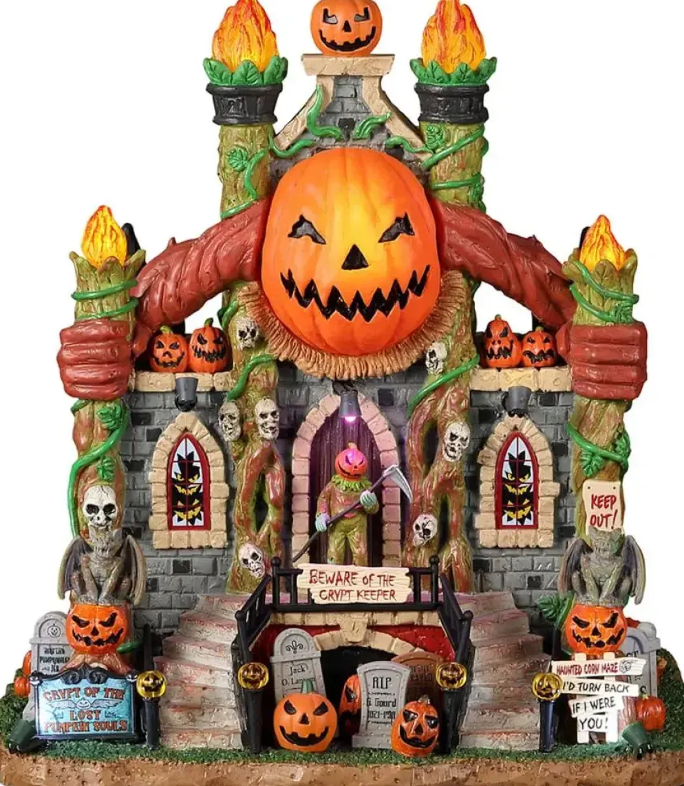 Lemax crypt of the lost pumpkin souls huisje Spooky Town 2022 (zonder omdoos)