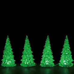 Lemax crystal lighted tree 3 color s/4 verlichte boom 2019