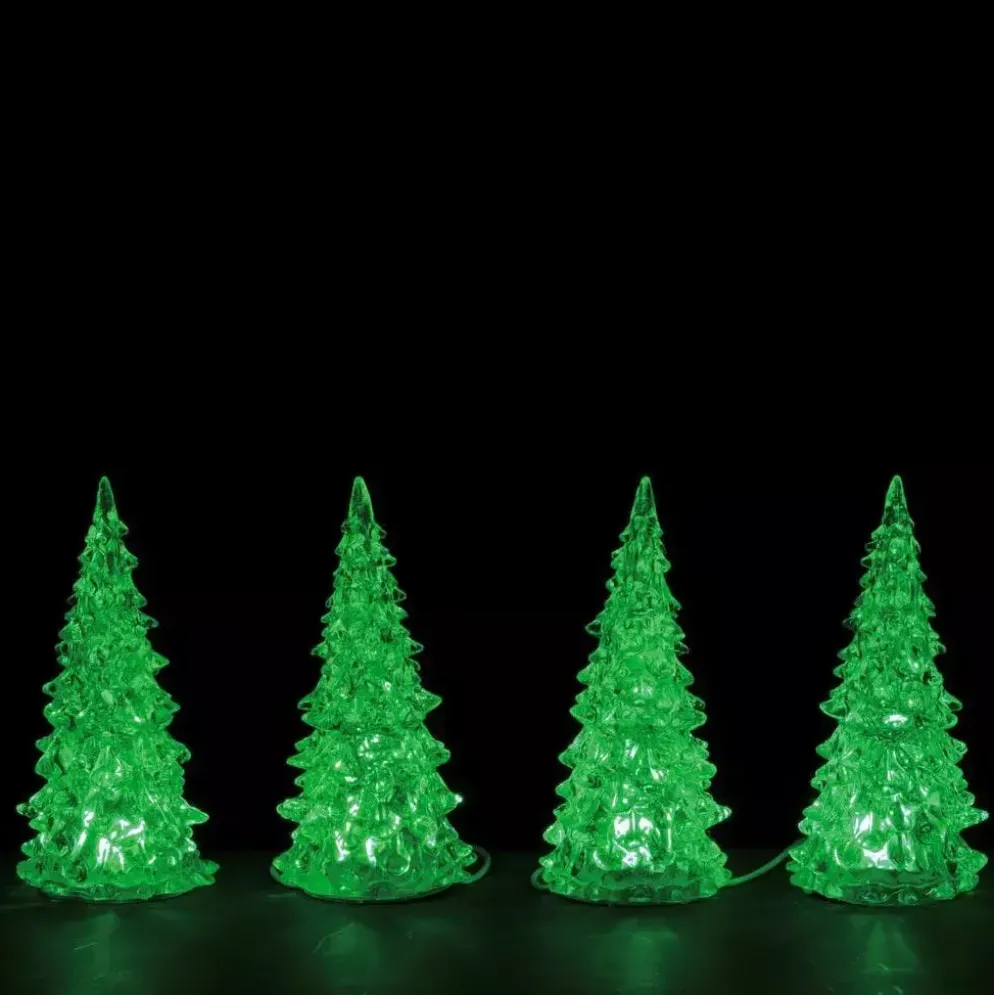 Lemax crystal lighted tree 3 color s/4 verlichte boom 2019