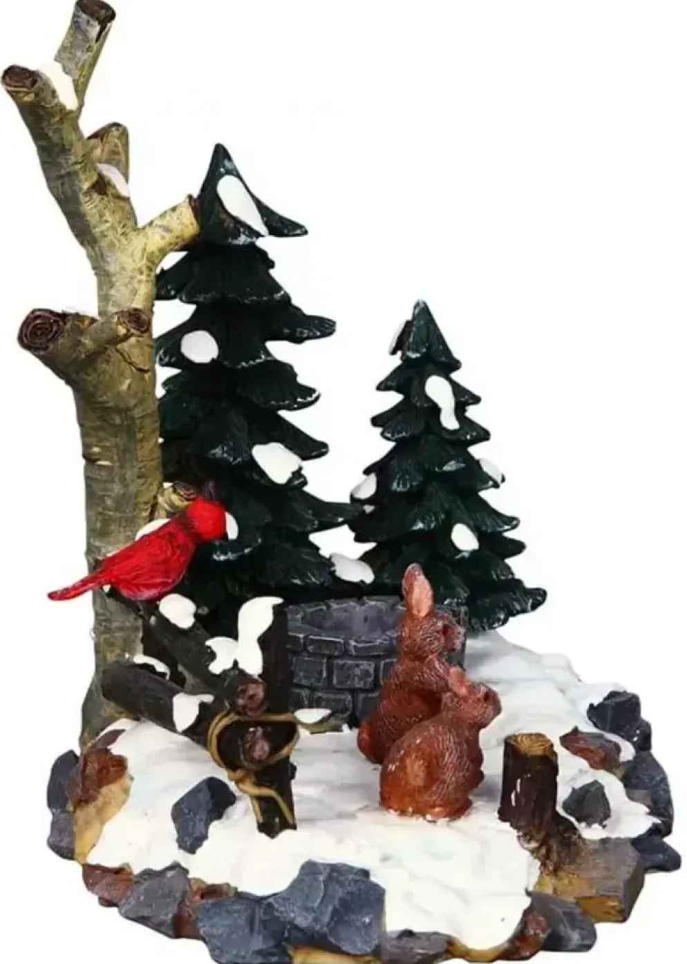 Lemax curious bunnies kerstdorp tafereel 2001