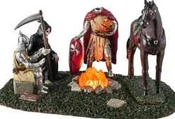 Lemax cursed campfire verlicht tafereel Spooky Town 2025