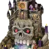 Lemax cursed ruins huisje Spooky Town met rook effecten 2025