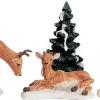 Lemax dad and fawns s/4 kerstdorp figuur type 3 1999