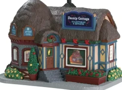 Lemax dainty cottage collectables & antiques verlicht kersthuisje Caddington Village 2017