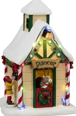 Lemax dancer's den verlicht kerstdorp tafereel Santa's Wonderland 2024
