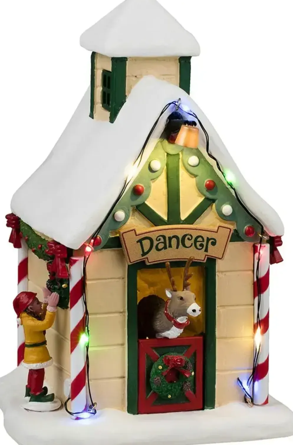 Lemax dancer's den verlicht kerstdorp tafereel Santa's Wonderland 2024