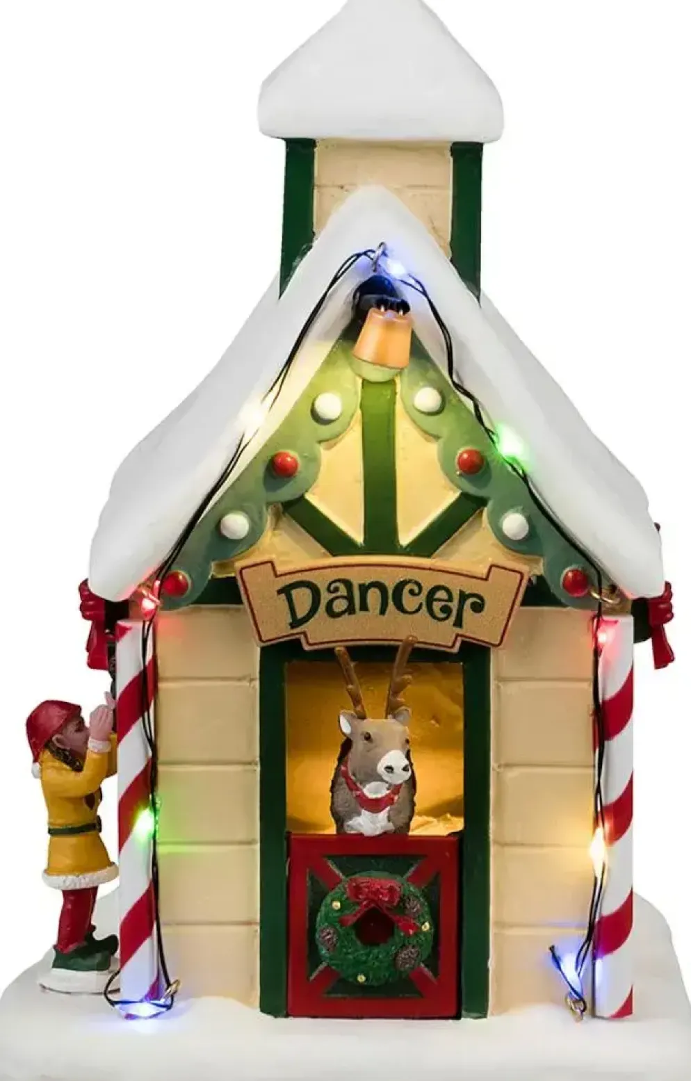 Lemax dancer's den verlicht kerstdorp tafereel Santa's Wonderland 2024