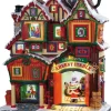 Lemax dasher's advent stable verlichte facade 2020