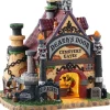 Lemax death´s door cemetery gates, b/o led verlicht huisje Spooky Town 2020