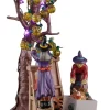 Lemax decorating the spooky tree verlicht tafereel Spooky Town 2026