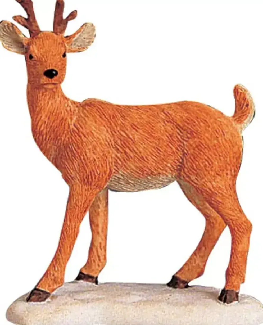 Lemax deer on the hoof kerstdorp figuur type 1 1999