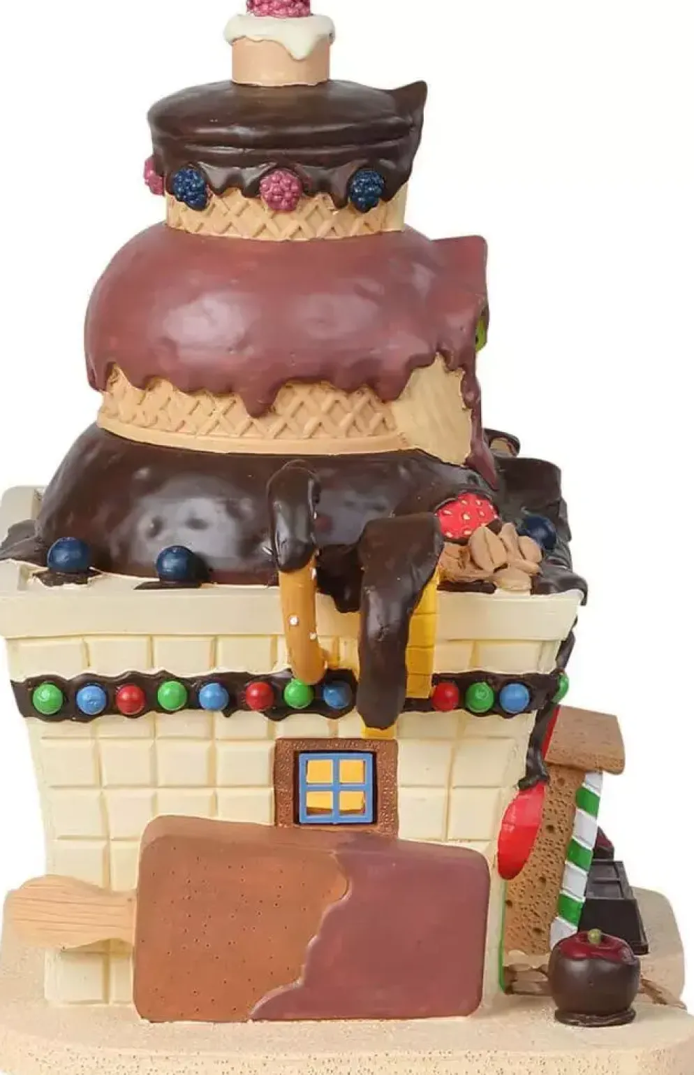 Lemax delightful dip chocolate shop verlicht kersthuisje Sugar 'N' Spice 2018
