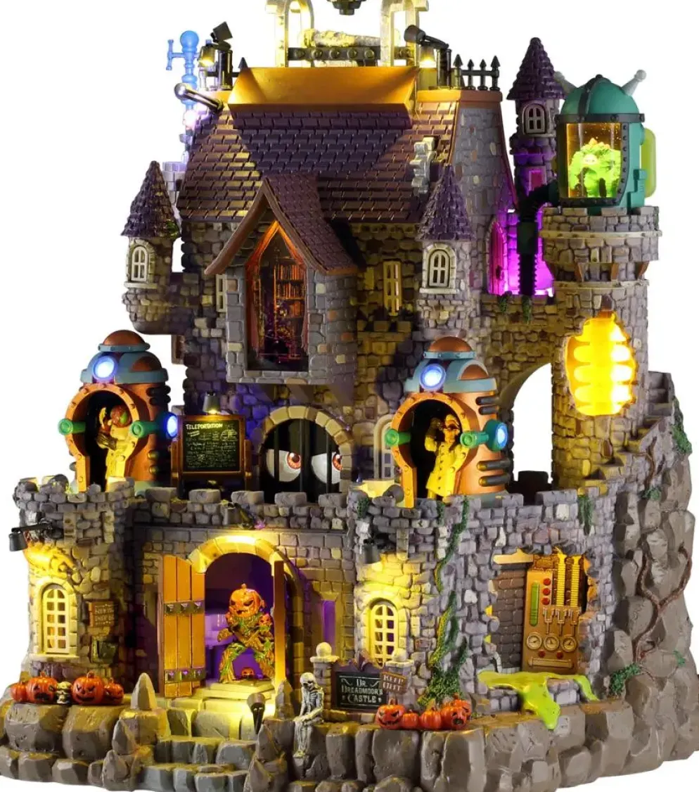Lemax dr. dreadmoor's castle bewegend huisje Spooky Town 2026