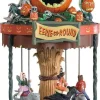 Lemax eerie-go-round bewegende draaimolen Spooky Town 2019