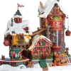 Lemax elf made toy factory bewegend kersthuisje Santa's Wonderland 2018