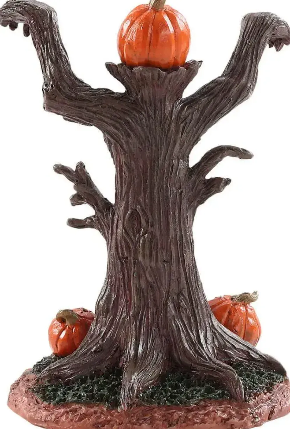 Lemax evil pumpkin tree tafereel Spooky Town 2018
