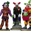 Lemax evil sinister clowns, set of 3 halloween figuur Spooky Town 2011