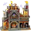 Lemax evil spirits whiskey distillery bewegend huisje Spooky Town 2021