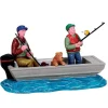 Lemax family fishing trip kerstdorp figuur type 4 Vail Village 2017